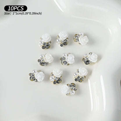 Zircon Pearl Luxury Nail Charms