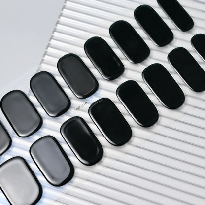 16Tips Semi-cured Gel Nail Stickers Red/Wine Red Nails Gel slider UV lamp Cured Extended Nails DIY Women Nails Decal Decor Gifts