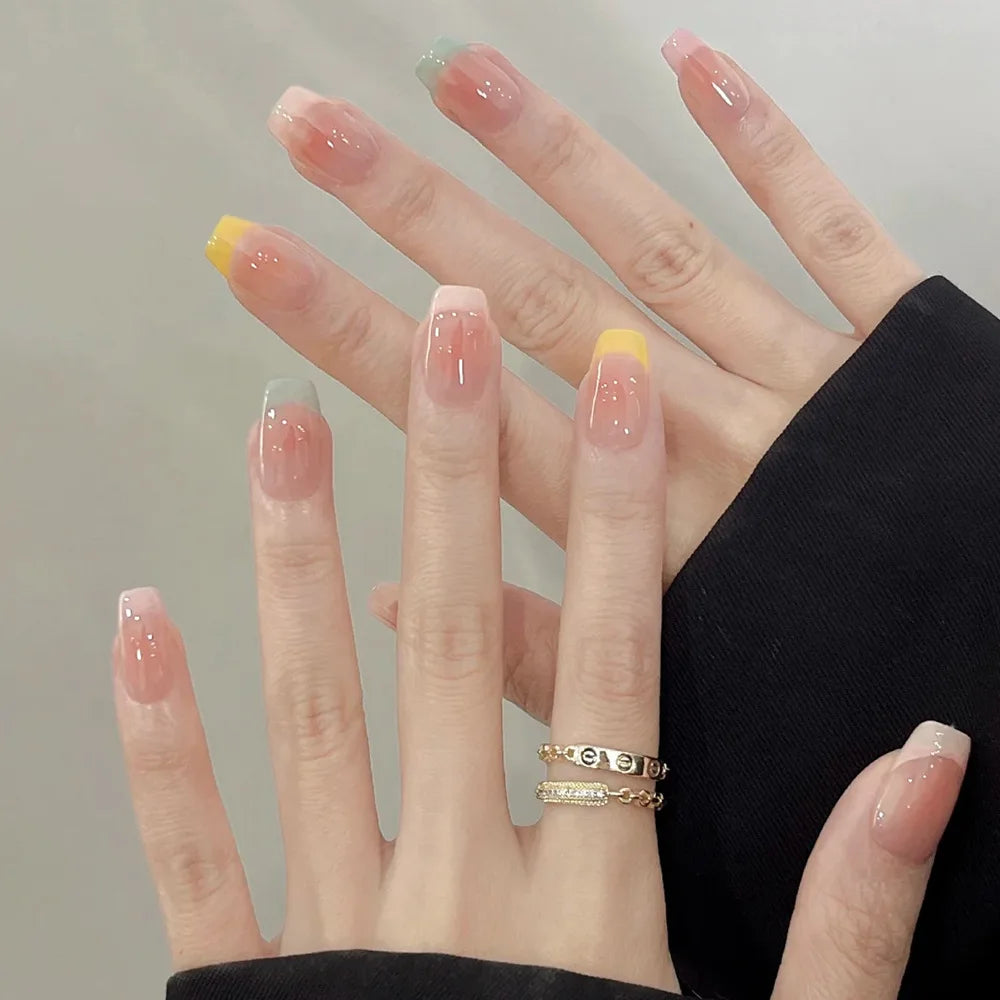 Black Bow Ballerina Press-On Nails
