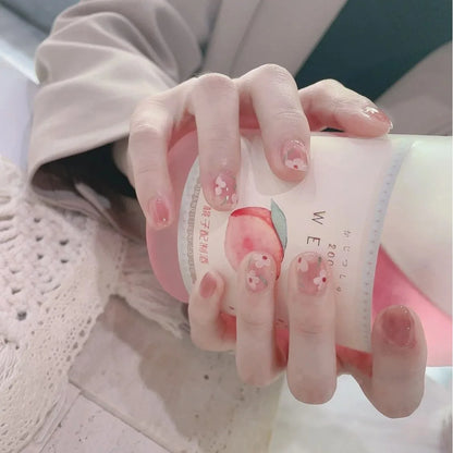 Ocean Star Moon Blue Press-On Nails