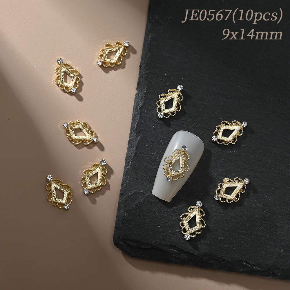Zircon Pearl Luxury Nail Charms
