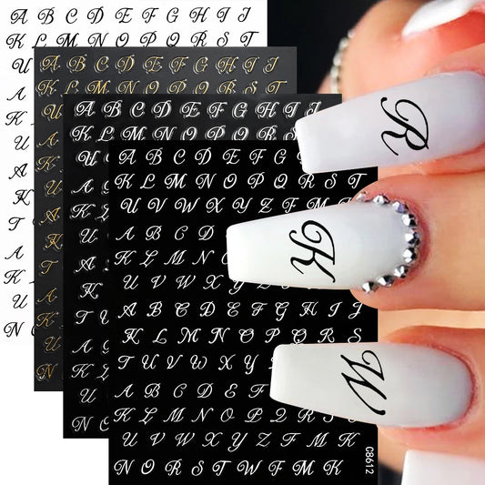 Metallic Nail Transfer Foils 10pc Mirror Gold Silver