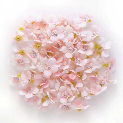 Mini Silk Rose Heads Decor 50pc