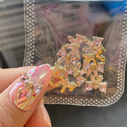 Crystal Alloy French Court Nail Charms