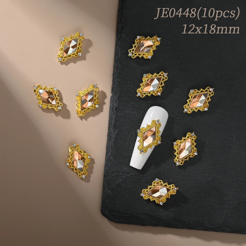 Zircon Pearl Luxury Nail Charms
