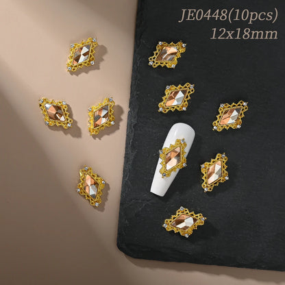 Zircon Pearl Luxury Nail Charms