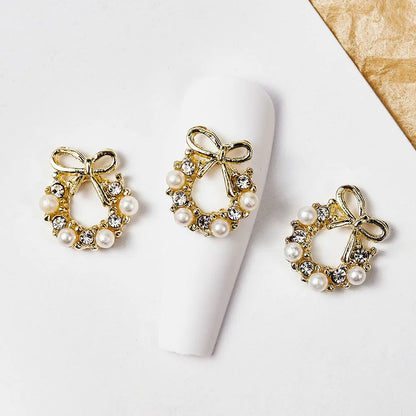 Crystal Alloy French Court Nail Charms