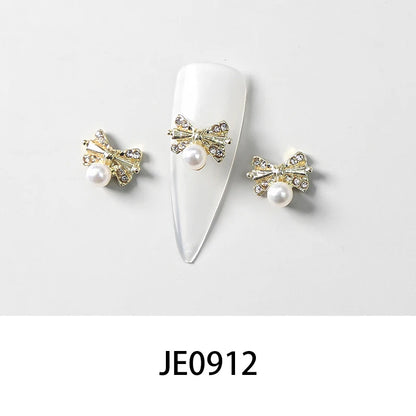 Crystal Alloy French Court Nail Charms