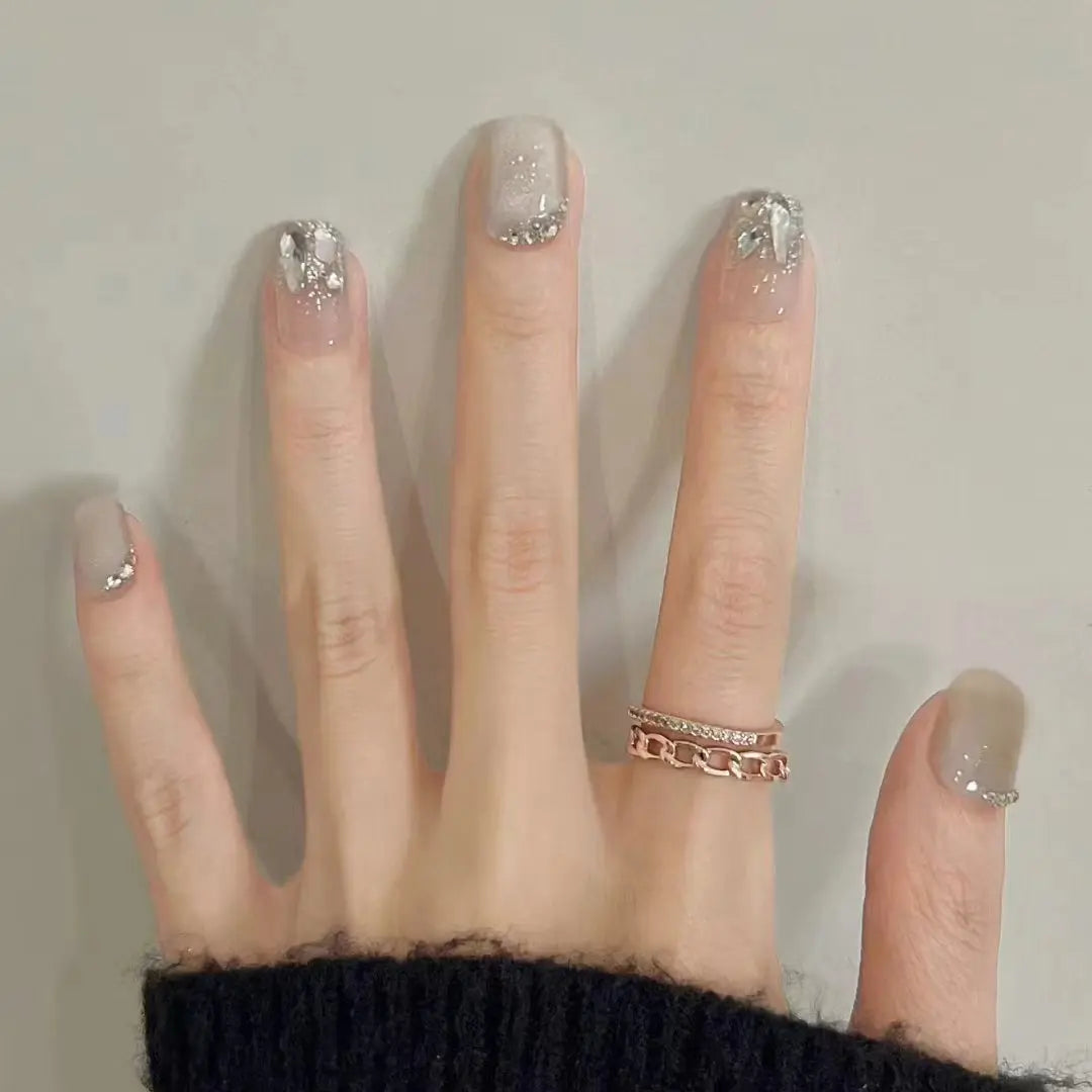 Black Bow Ballerina Press-On Nails