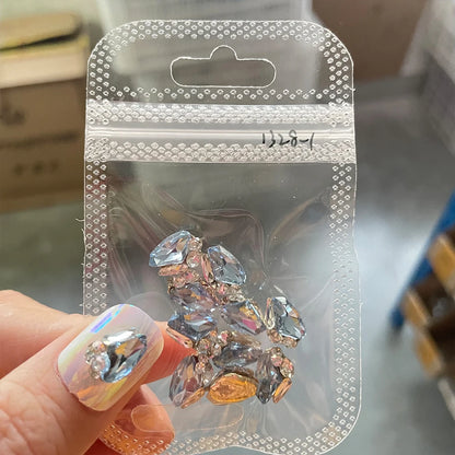 Crystal Alloy French Court Nail Charms