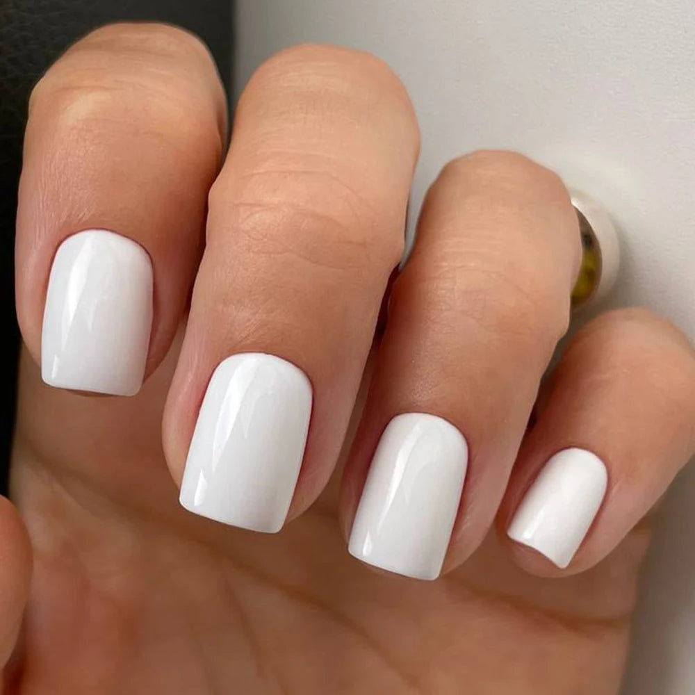 Light Pink Square Press-On Nails 100pc
