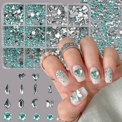 Sweet Dessert Nail Charms Box 12 Grids