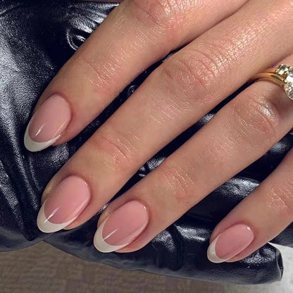 Wine Red Almond Press-On Nails