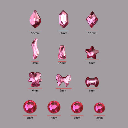 Sweet Dessert Nail Charms Box 12 Grids