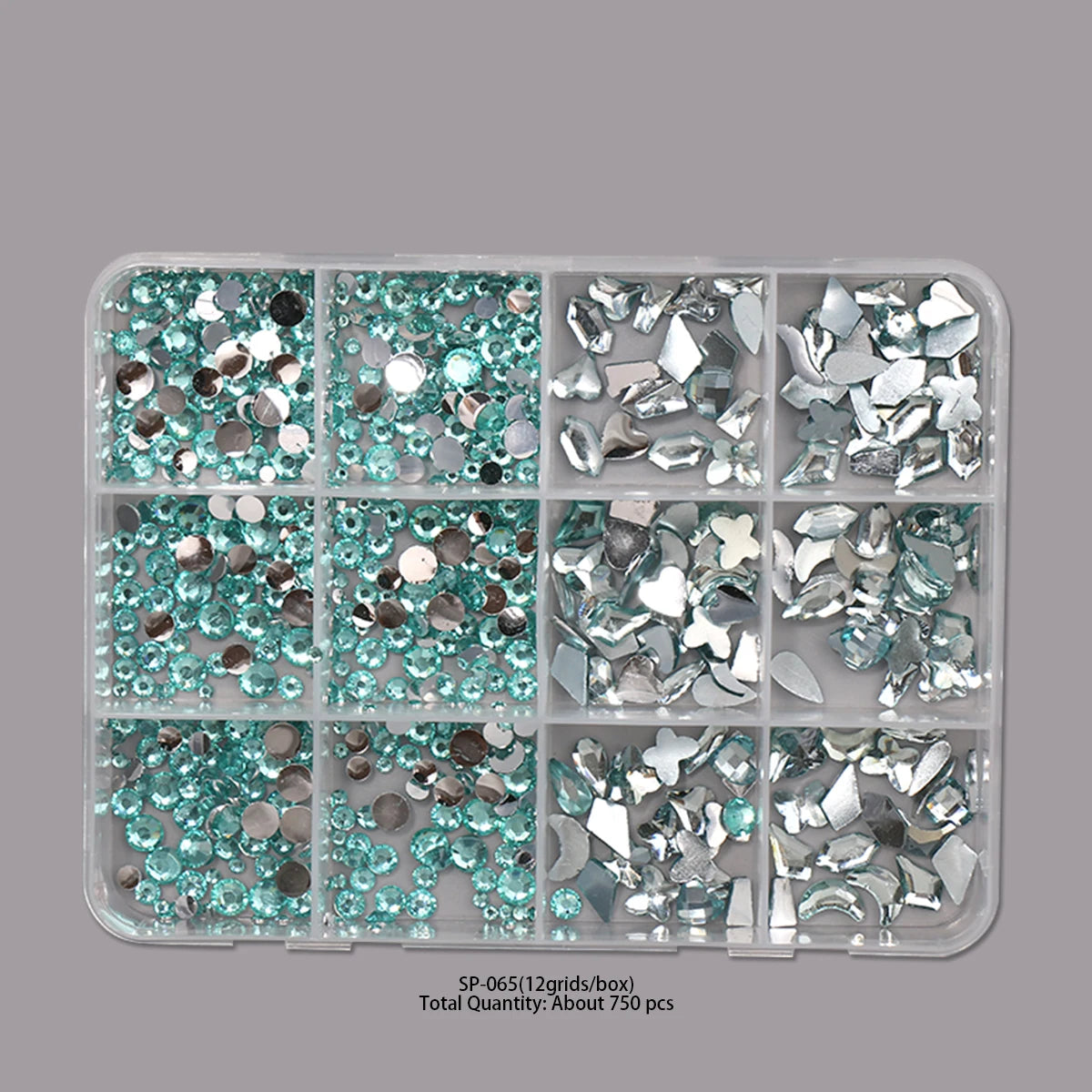 Sweet Dessert Nail Charms Box 12 Grids