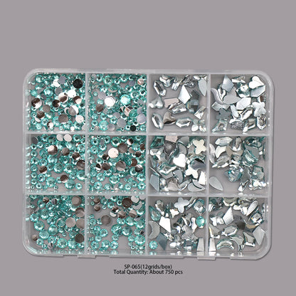 Sweet Dessert Nail Charms Box 12 Grids