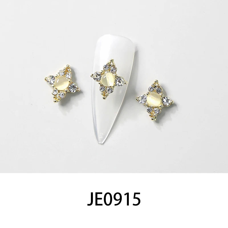 Crystal Alloy French Court Nail Charms