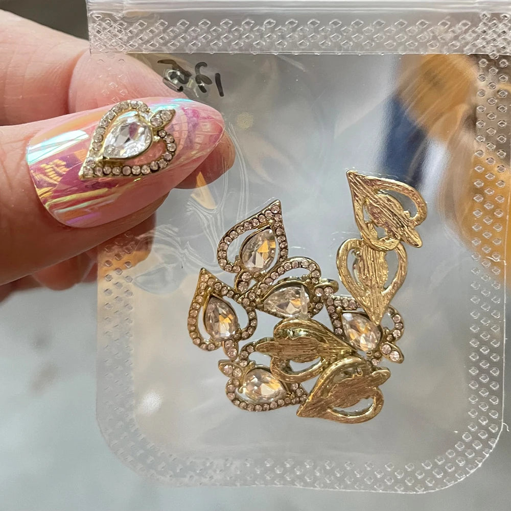 Crystal Alloy French Court Nail Charms