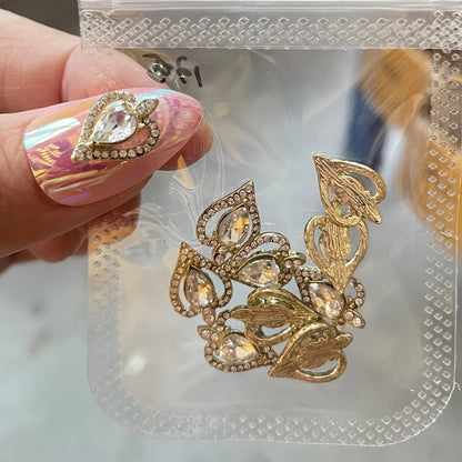 Crystal Alloy French Court Nail Charms