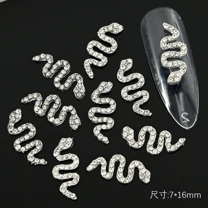 Crystal Alloy French Court Nail Charms