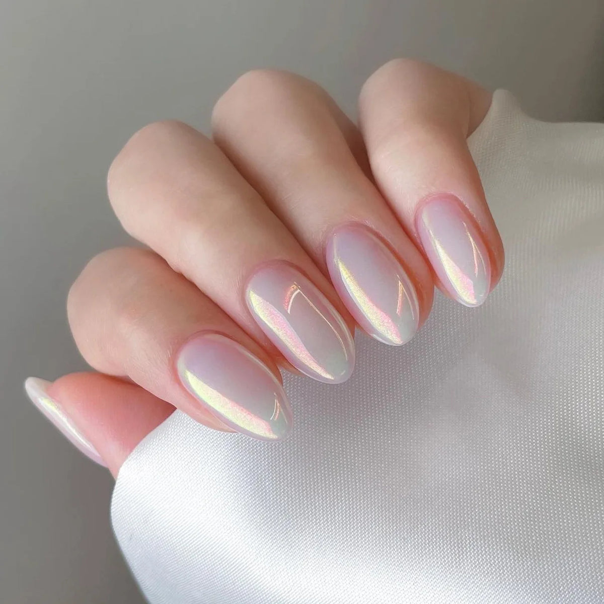 Wine Red Almond Press-On Nails