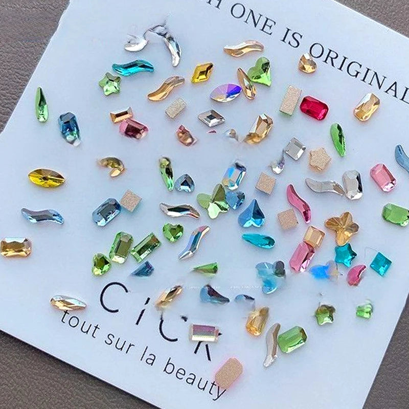 Acrylic Flatback Rhinestone Nail Decorations