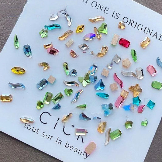 Acrylic Flatback Rhinestone Nail Decorations