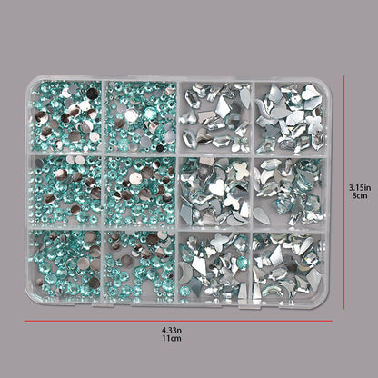 Sweet Dessert Nail Charms Box 12 Grids