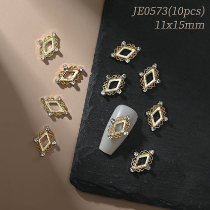 Zircon Pearl Luxury Nail Charms