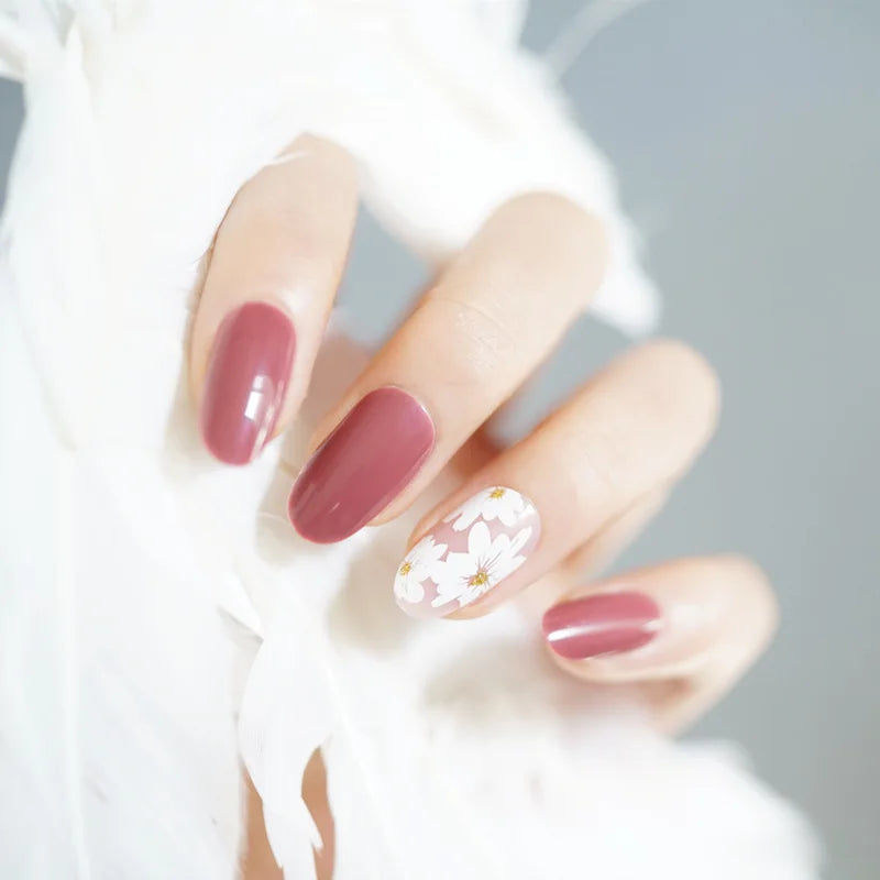 Ocean Star Moon Blue Press-On Nails