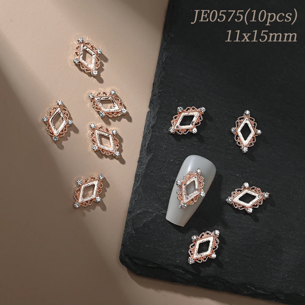Zircon Pearl Luxury Nail Charms