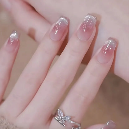 Black Bow Ballerina Press-On Nails