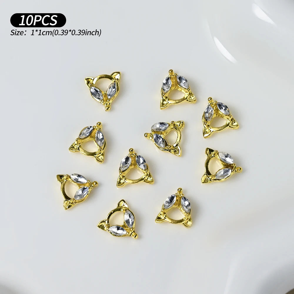 Zircon Pearl Luxury Nail Charms