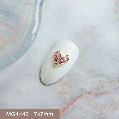 Summer Fruit Zircon Nail Charms 10pc
