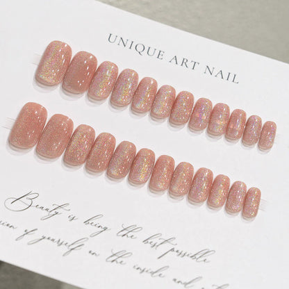 Black Bow Ballerina Press-On Nails